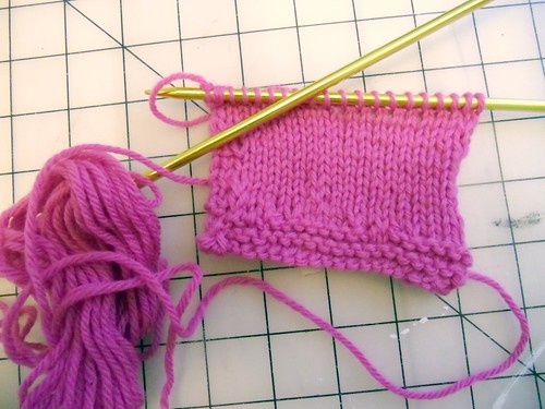 my first bit of knitting!!