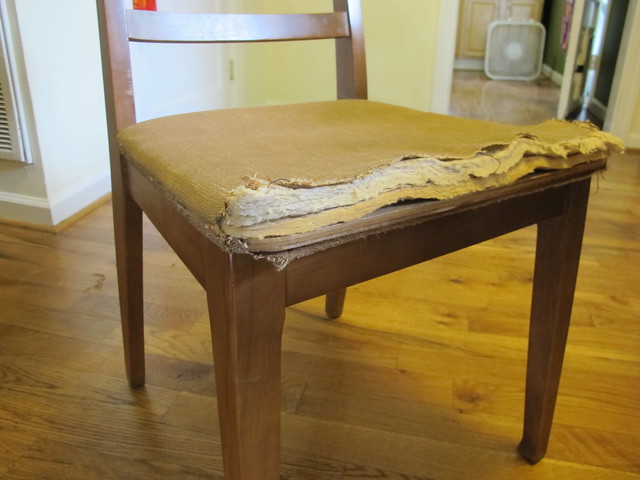 Reupholstered Chairs - before