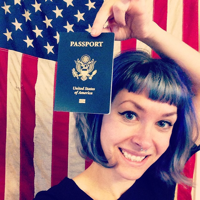 Officially the proud owner of a shiny, new, CURRENT passport! Woohoo! ✈️