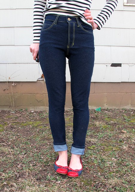 Completed: Organic Cotton Jeggings