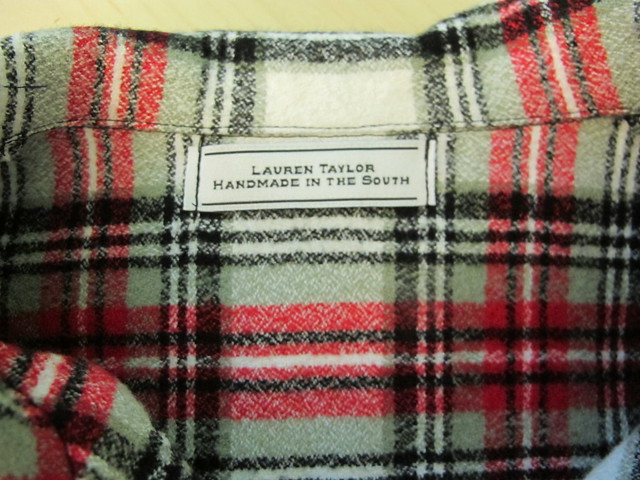 Flannel Carolyn PJs - label