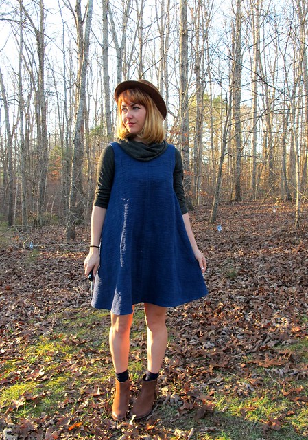 Thrifted Crop Flare Overalls (!!!) + Twirl Dresses Forever {and