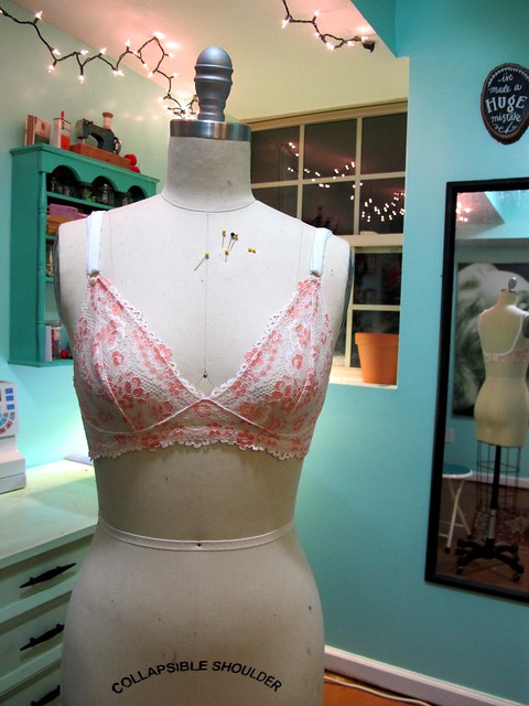 Coral Lace Watson Bra (+ upcoming workshops!)