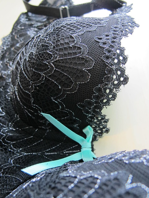 Black Lace Boylston bra