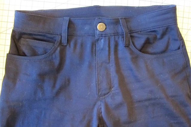 Completed: Navy Cotton Twill Ginger Pants | LLADYBIRD