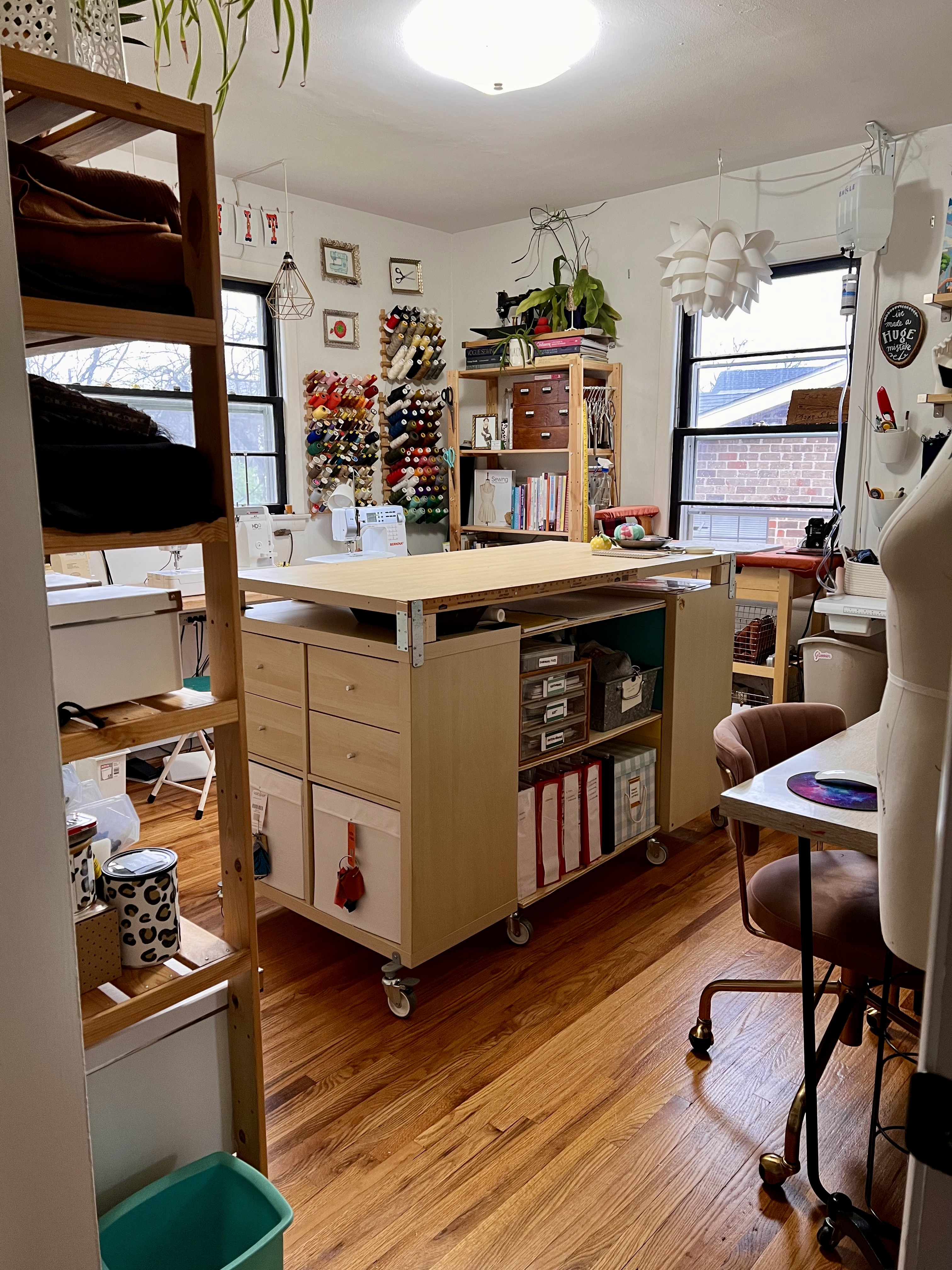 DIY Sewing Room Decor Ideas {and free Cricut Cut Files} - The Polka Dot  Chair